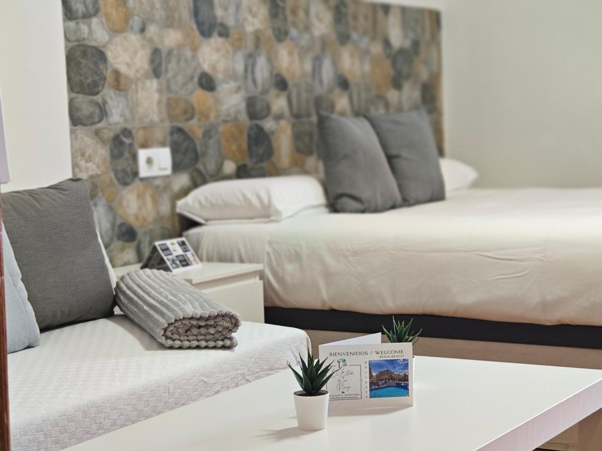 Benalbeach Casa Kito Suite 1ª Linea De Playa Benalmadena Bilik gambar